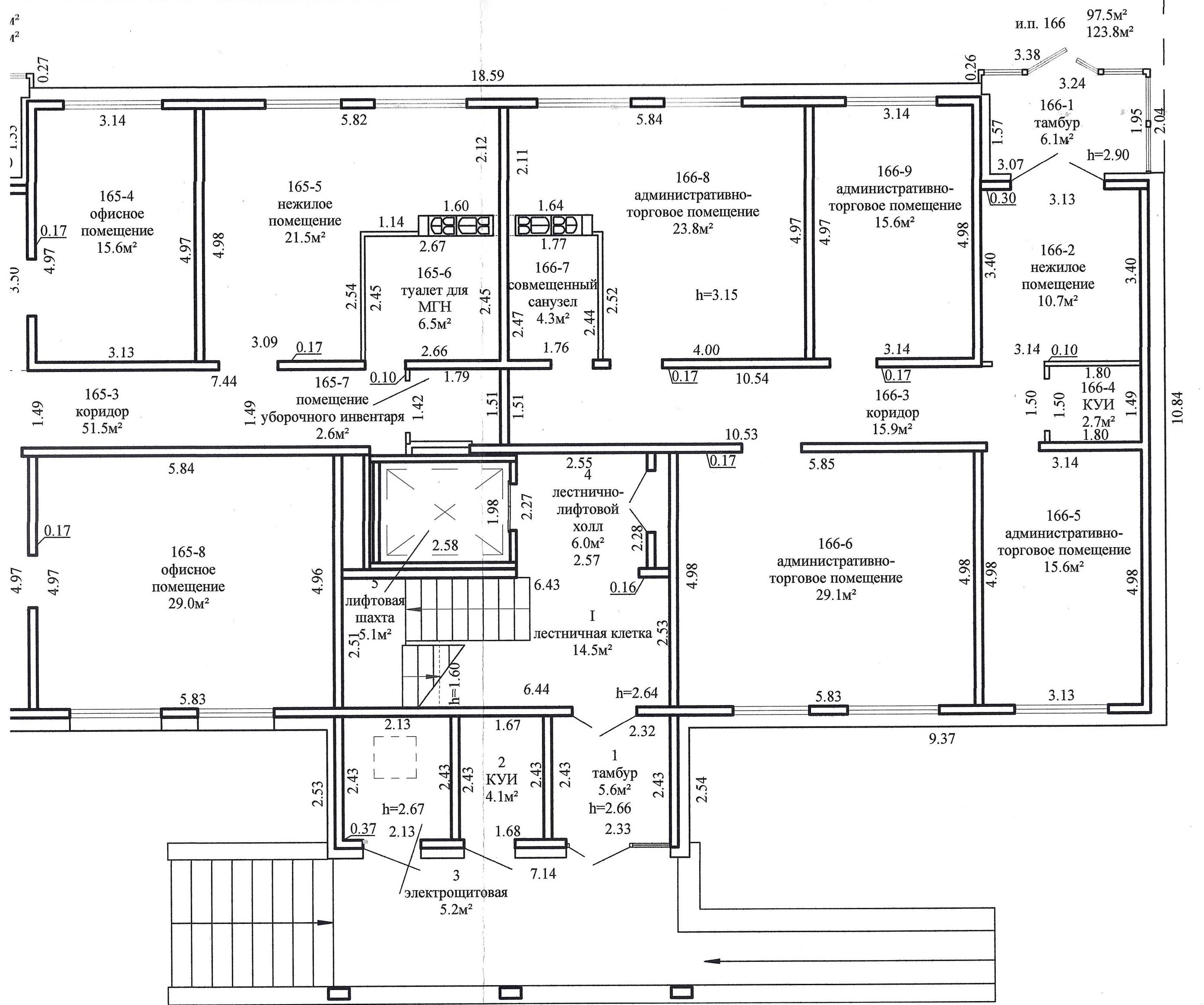 3 подъезд встроенное помещение
